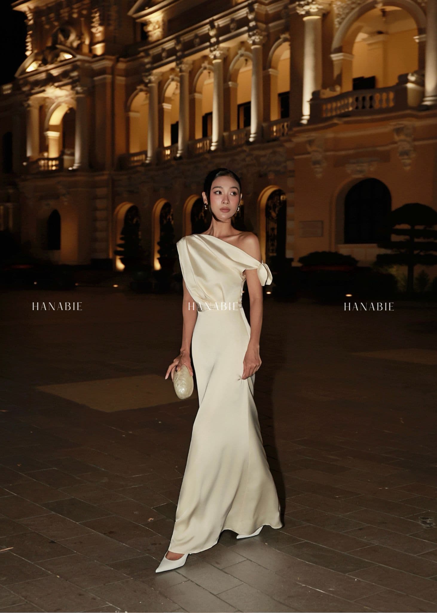 Ivian Silk Dress - Premium Silk Evening Gown - Váy Lụa Cao Cấp