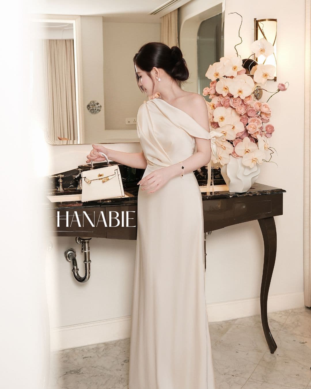 Ivian Silk Dress - Premium Silk Evening Gown - Váy Lụa Cao Cấp