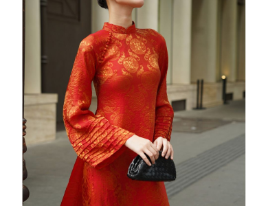 Áo dài Gấm Đỏ