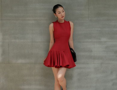 Feila Dress - Scarlet