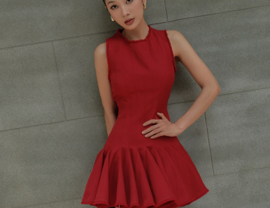Feila Dress - Scarlet